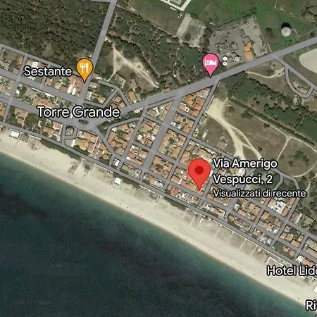 Torregrandeapt.1-con Terrazzo A Pochi Metri Dal Mare - Free Wi-fi Apartament Torre Grande